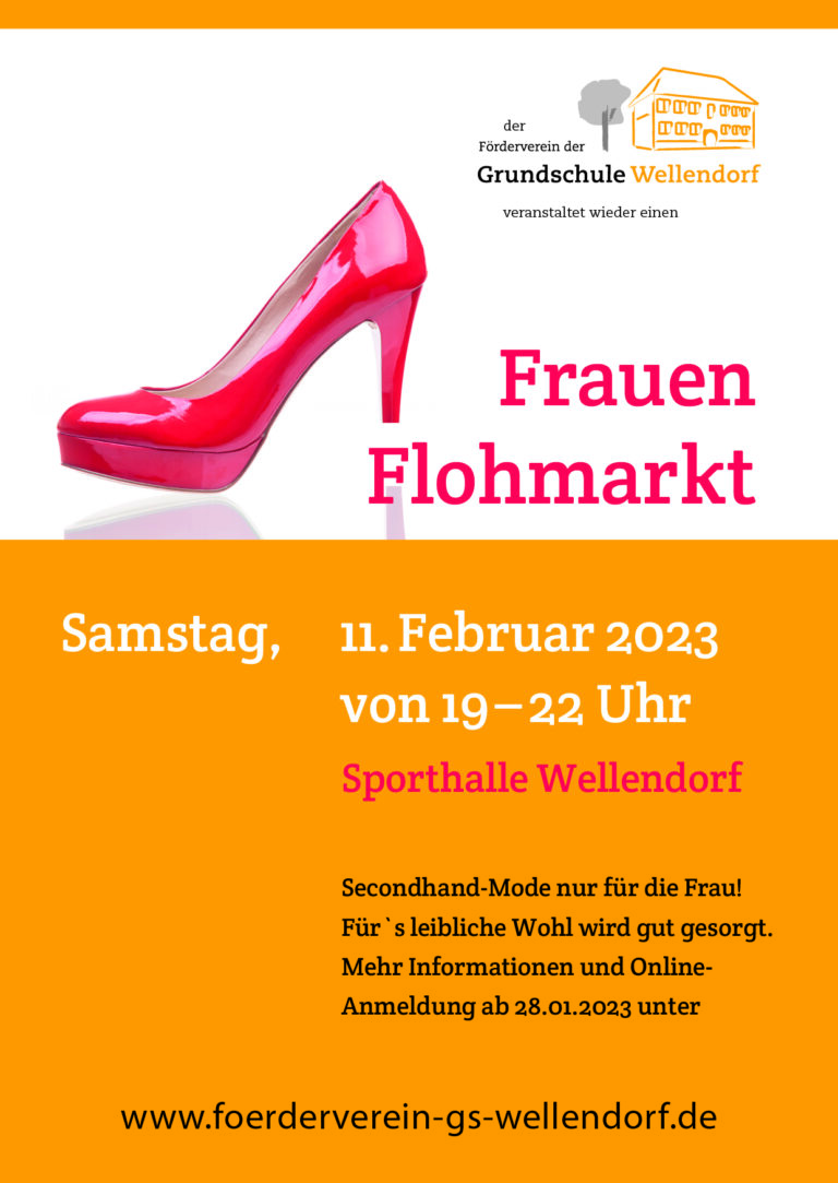 Der Frauenflohmarkt 2023 ist ausgebucht Förderverein der Grundschule